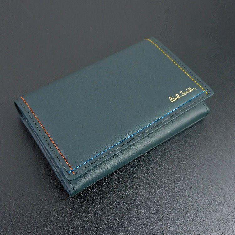 スのシグネ✱ 新品 名刺入れ メンズ 箱付き 5G7kL-m65311066459 ポールスミス ブライトストライプステッチ 牛革 までの