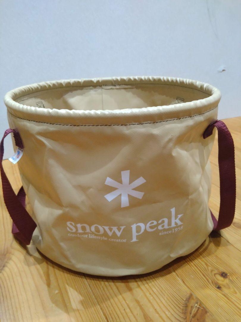 美品♪スノーピーク　snow peak ジャンボキャンプシンク　バケツ　シンク