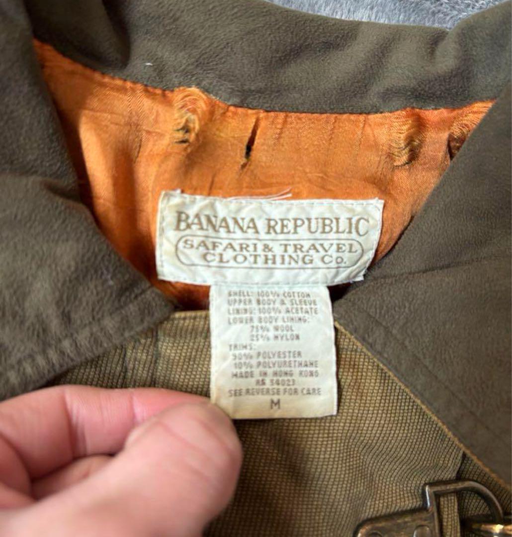 80s BANANA REPUBLIC fireman jacket