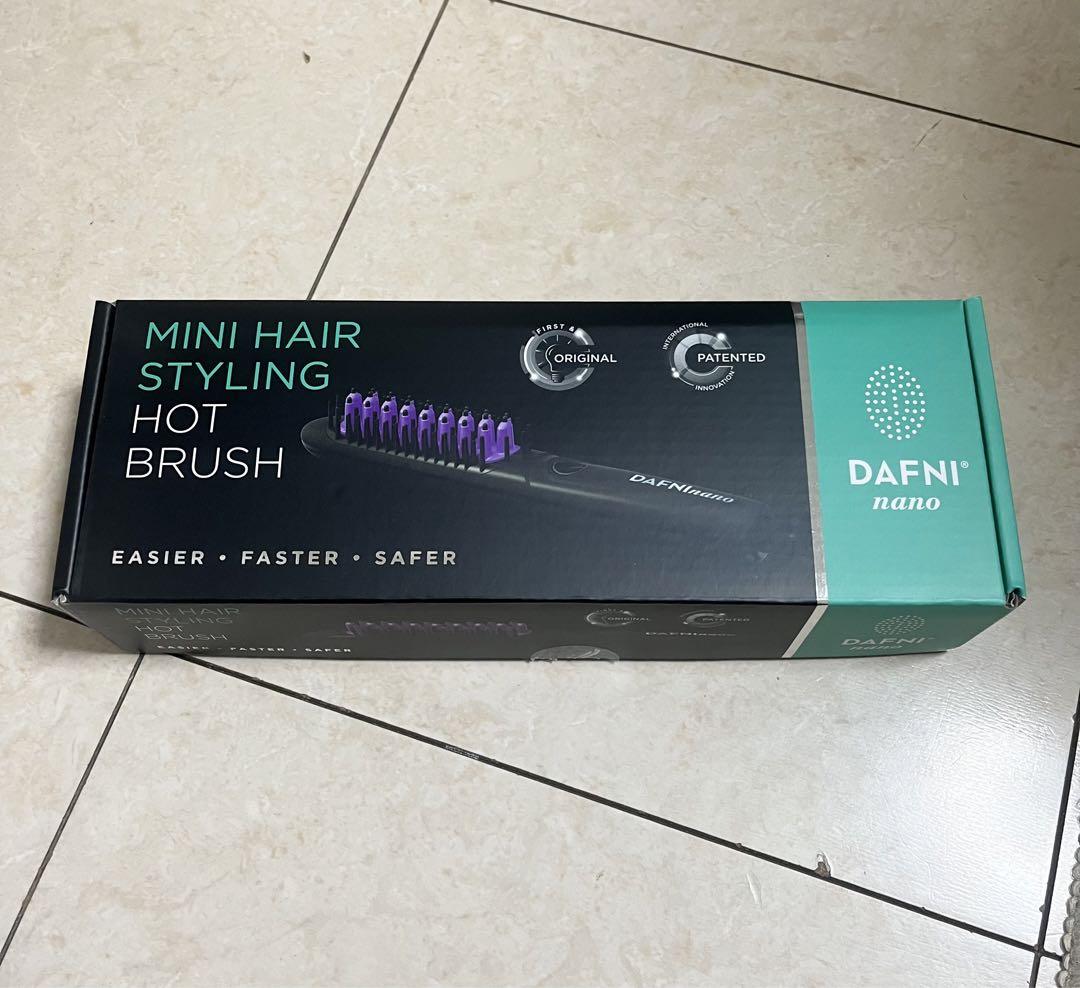 ヤーマン ストレートヘアアイロン ブラシ型 ツヤ DAFNI nano