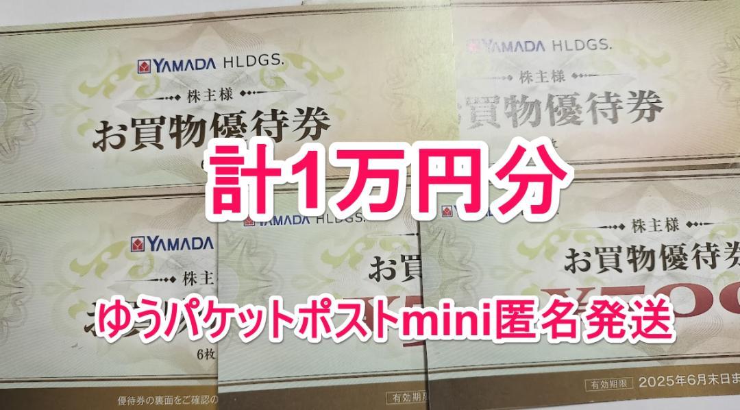 計１万円分 ヤマダ 株主優待券 2025年6月30日迄 ヤマダ電機 株主優待