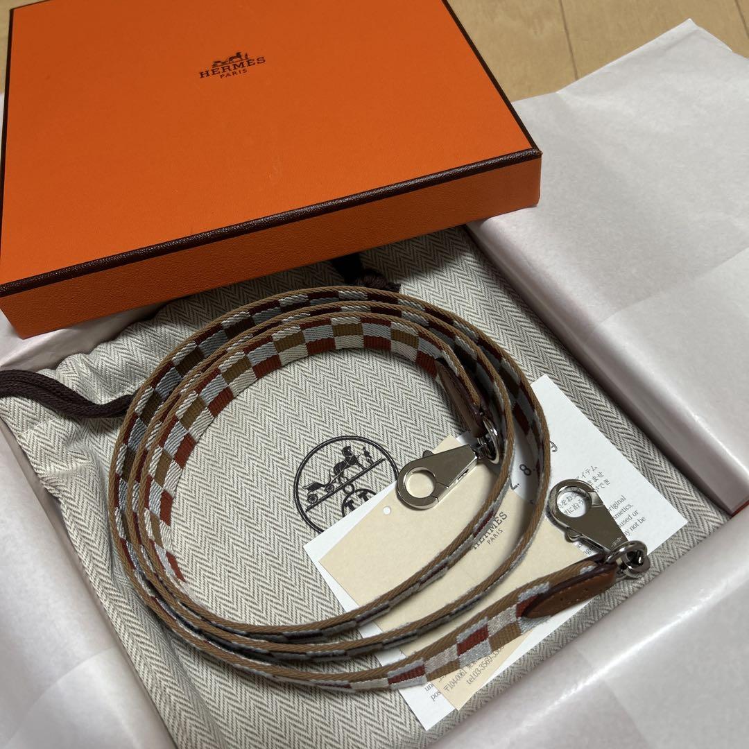 エルメス　バンドリエール　最終価格　シルバー金具 バッグストラップ　お値下げ不可