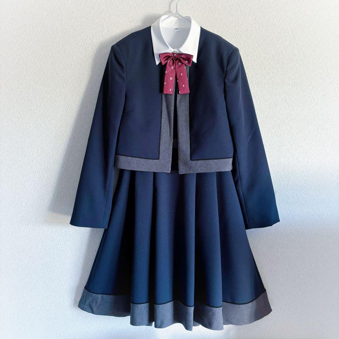 美品 DECORA PINKY'S アンサンブル セレモニース－ツ 卒服 160