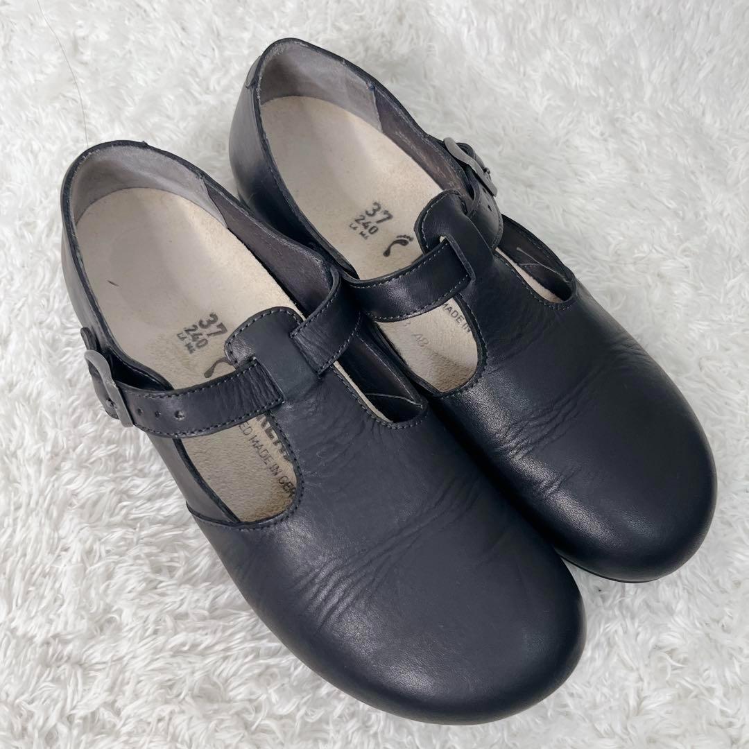 ✨美品✨ ビルケンシュトック ティッケル スリッポン レザー サンダル ブラック
