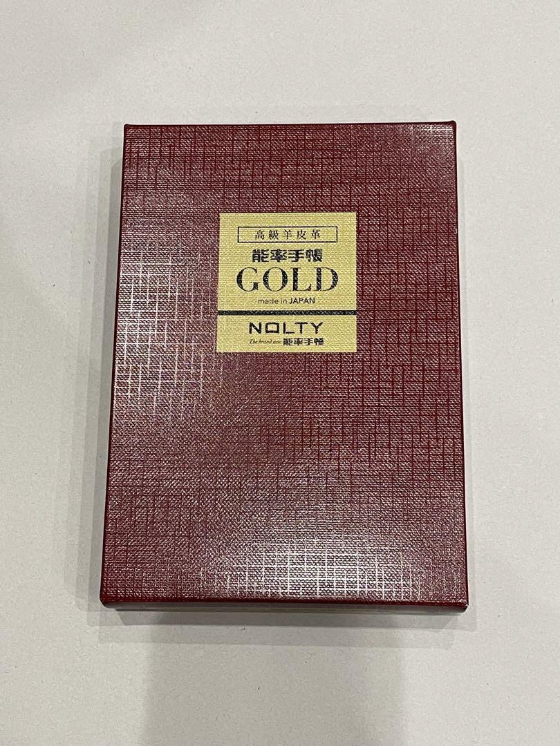 能率手帳GOLD小型2024年1月手帳 NOLTY能率手帳ゴールド小型(黒)