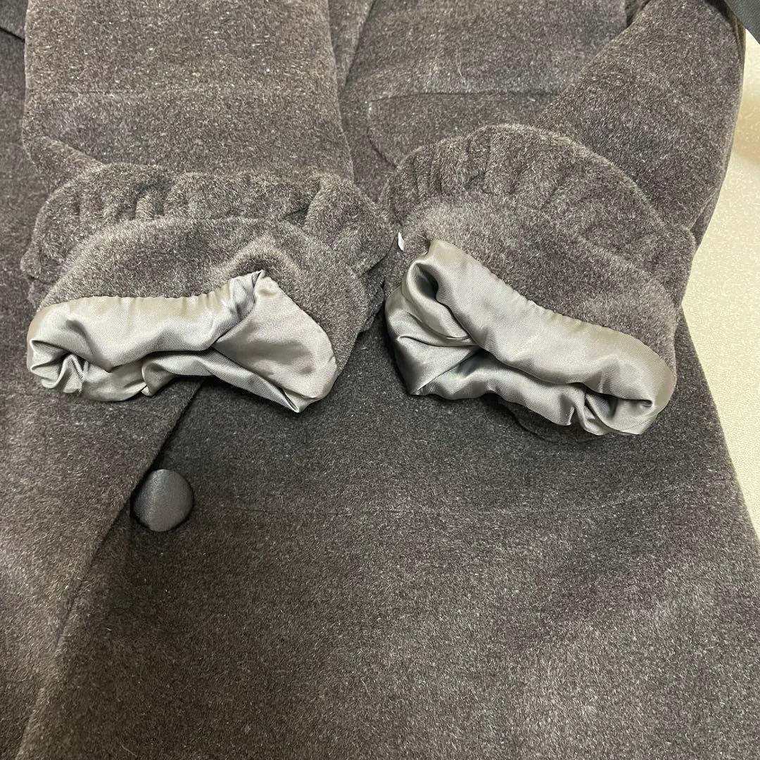 【トゥービーシック】アンゴラ フォックスファー ロングコート ブラウン 40 【トゥービーシック】アンゴラ フォックスファー ロングコート ブラウン 40