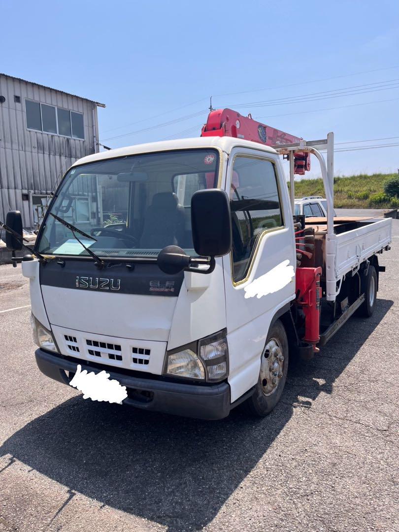 車検1年付き　低走行　Nox.PM適合　ISUZU エルフ　ユニック車　美車