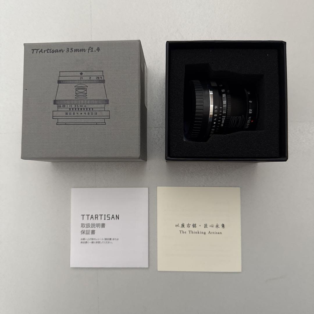 TTArtisan 35mm f/1.4 C Xマウント 富士フイルムX
