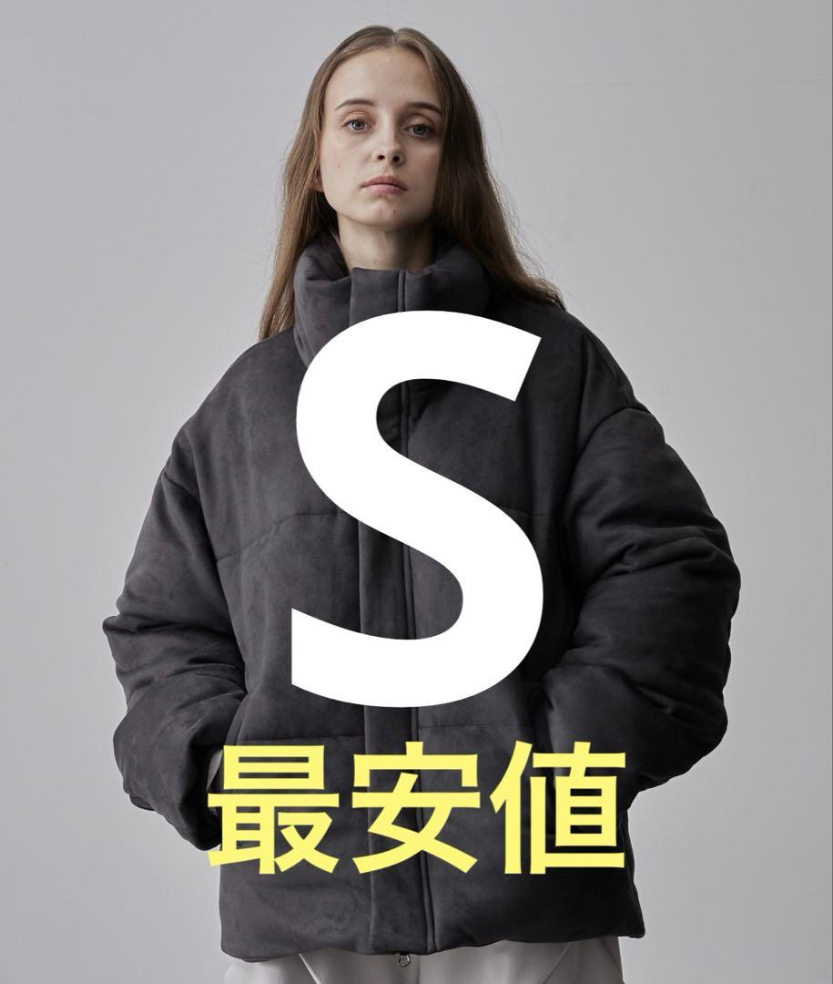 カ*ん様 【CLEL】ボリュームハイネックショート中綿ジャケットチャコールグレー CLEL】Volume Highneck Short Padded Jacket/ボリューム