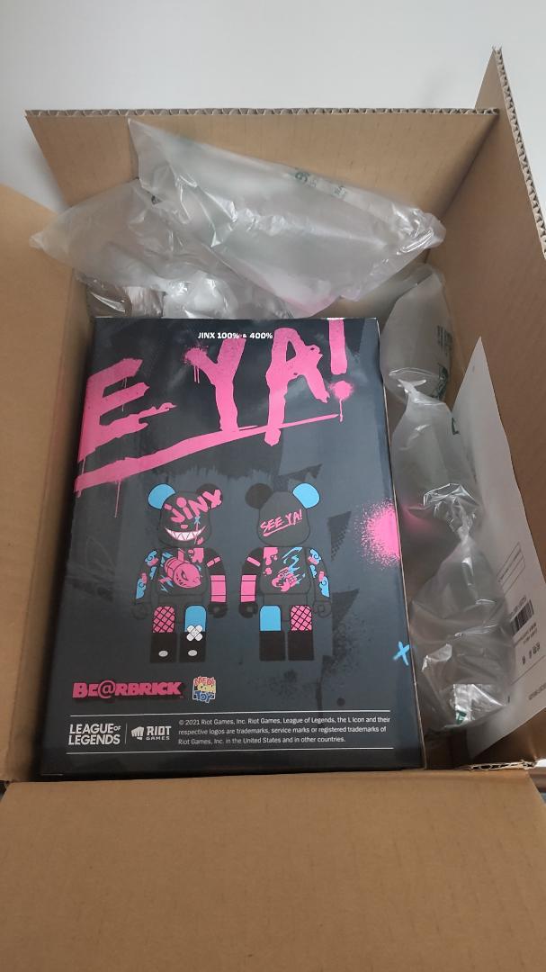 低価100%新品 BE@RBRICK ジンクス 100% & 400% jB8qF-m65329931282 超激得特価