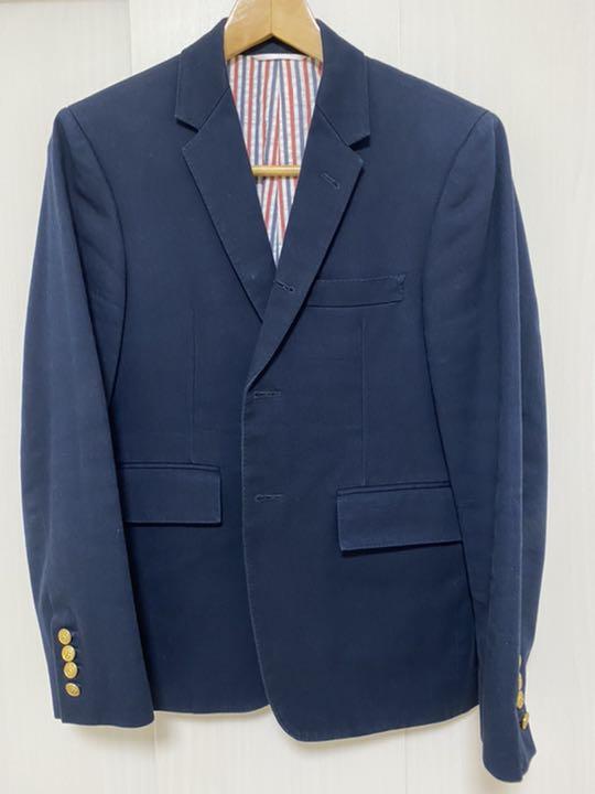 THOM BROWNE.（トムブラウン）　テーラードジャケット　ダークネイビー