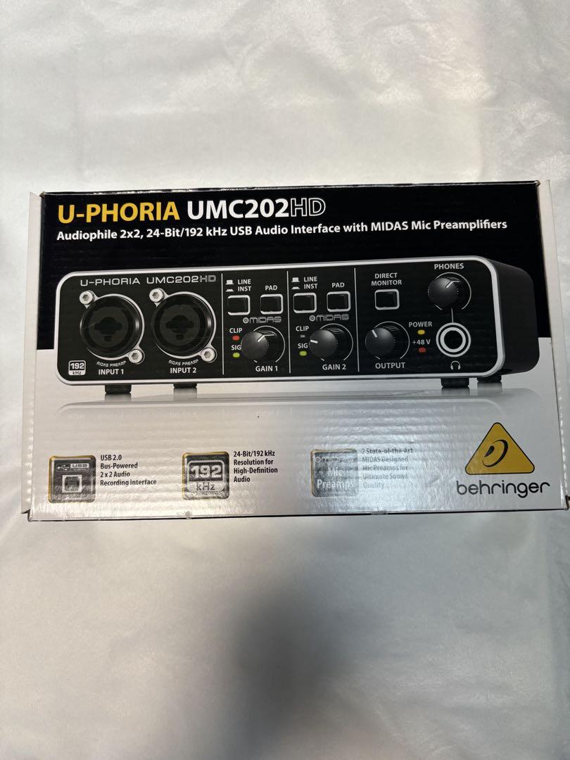 BehringerオーディオインターフェイスU-PHORIA UMC202HD UMC202HD U-PHORIA - 製品一覧 - ベリンガー公式ホームページ