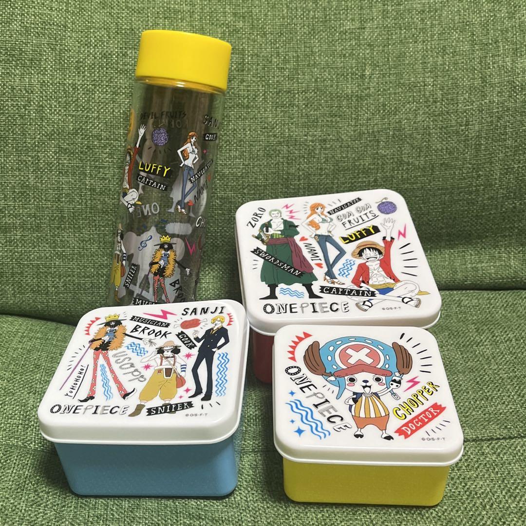 【新品未使用】ONE PIECE ワンピース キャラクター弁当箱・水筒セット
