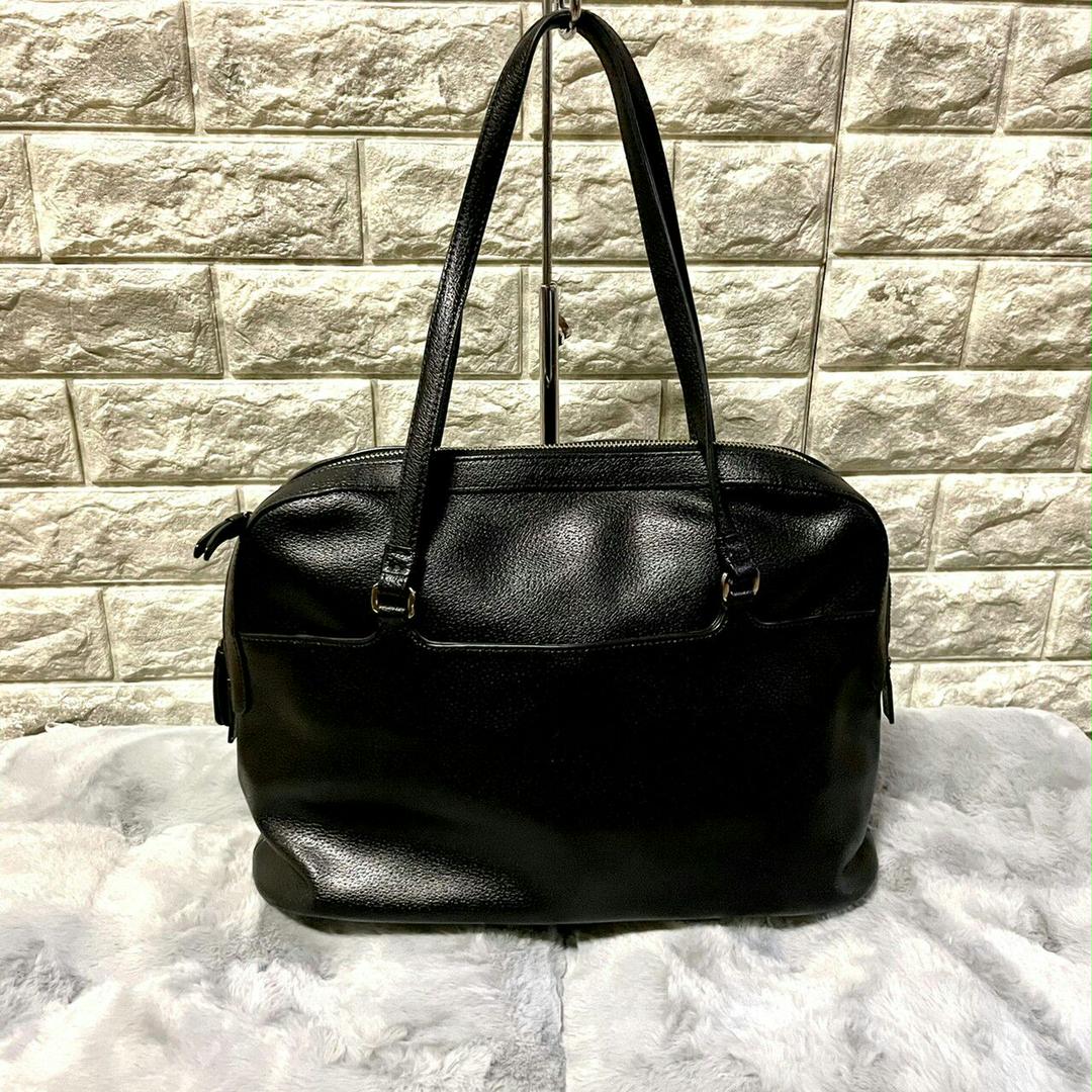 美品 レザー ボストンバッグ ブラック jUAbm-m65331914096 agnes b. アニエスベー 超激安