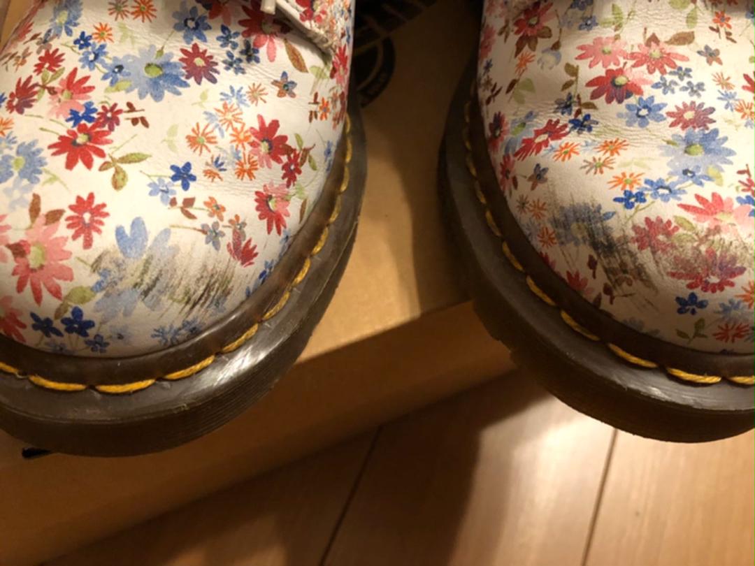 新品正規品 ドクターマーチン 8ホール Dr.Martens 花柄˳✧༚✿ ˚✧₊ dBM0O-m65333090992 格安最安値