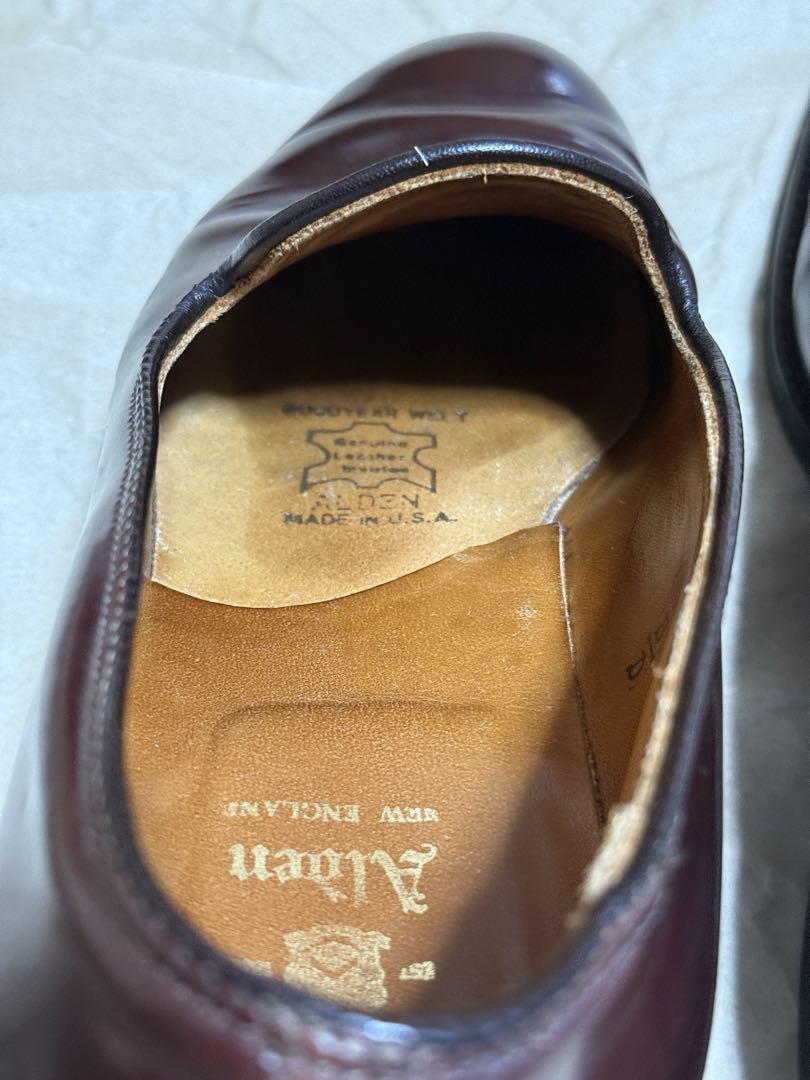 ALDEN スリッポン コードバン 3606 US7D