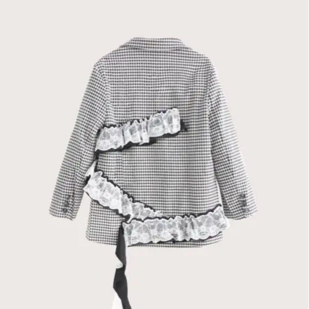 海外ファッションブランド通販サイト【公式】 LA POMME Jacket petit】ChidoriLaceFrill ジャケット・アウター