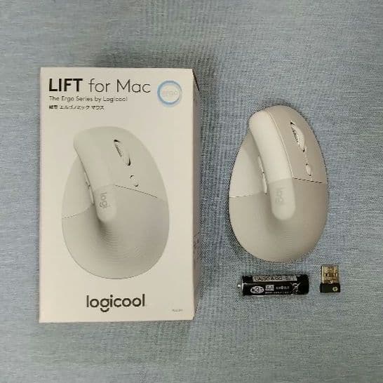 Logicool M800M / LIFT for Mac 静音 ワイヤレス Logitech Lift Wireless Ergonomic Mouse for Mac, MacBook Air