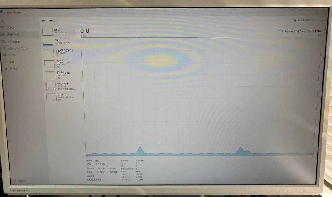 インテルi3-12100 CPU