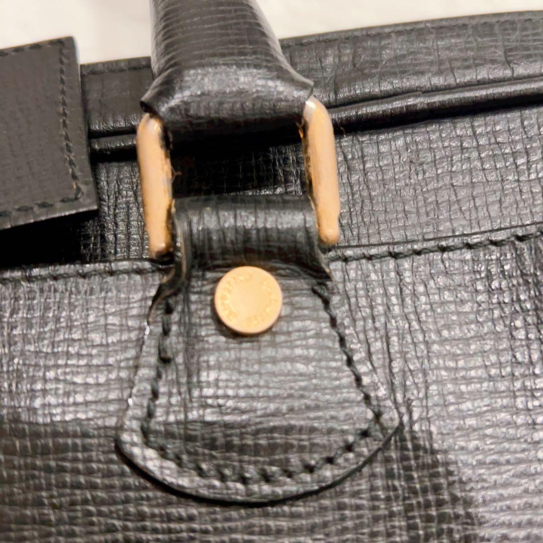 値下歓迎 美品 Burberrys ブラック レザー ビジネスバッグ
