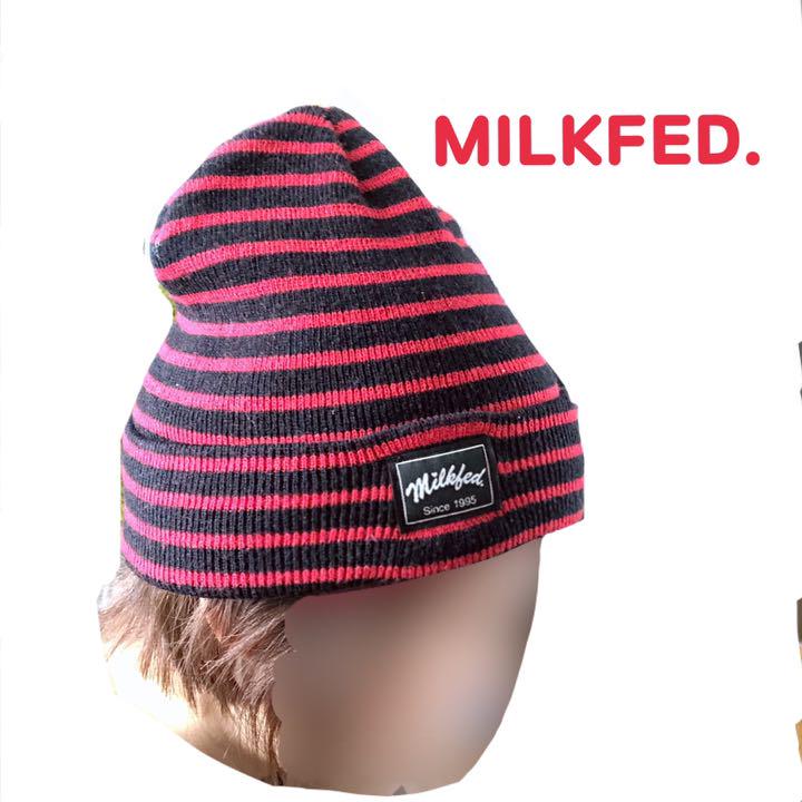 メルカリ Milkfed 赤 黒 ボーダーニット帽 ニットキャップ ビーニー 800 中古や未使用のフリマ メルカリ Milkfed 赤 黒 ボーダーニット帽 ニットキャップ ビーニー 800 中古や未使用のフリマ