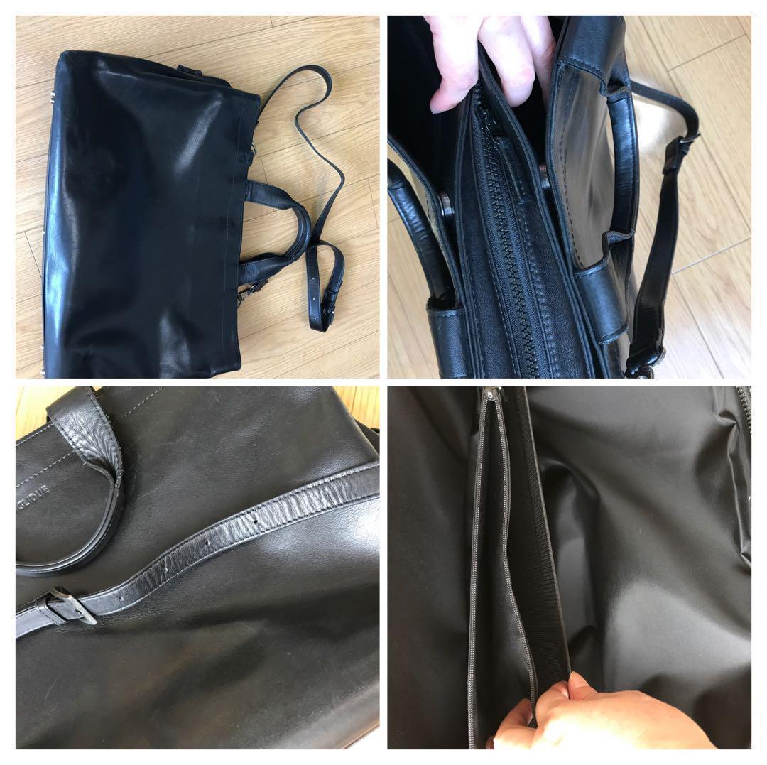 値段相談応じます　2WAY　本革　BIGLIDUE　ビリドゥーエ　ビジネスバッグ