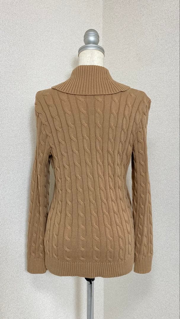 【極美品】LAUREN RALPH LAUREN ケーブル カシュクールニット
