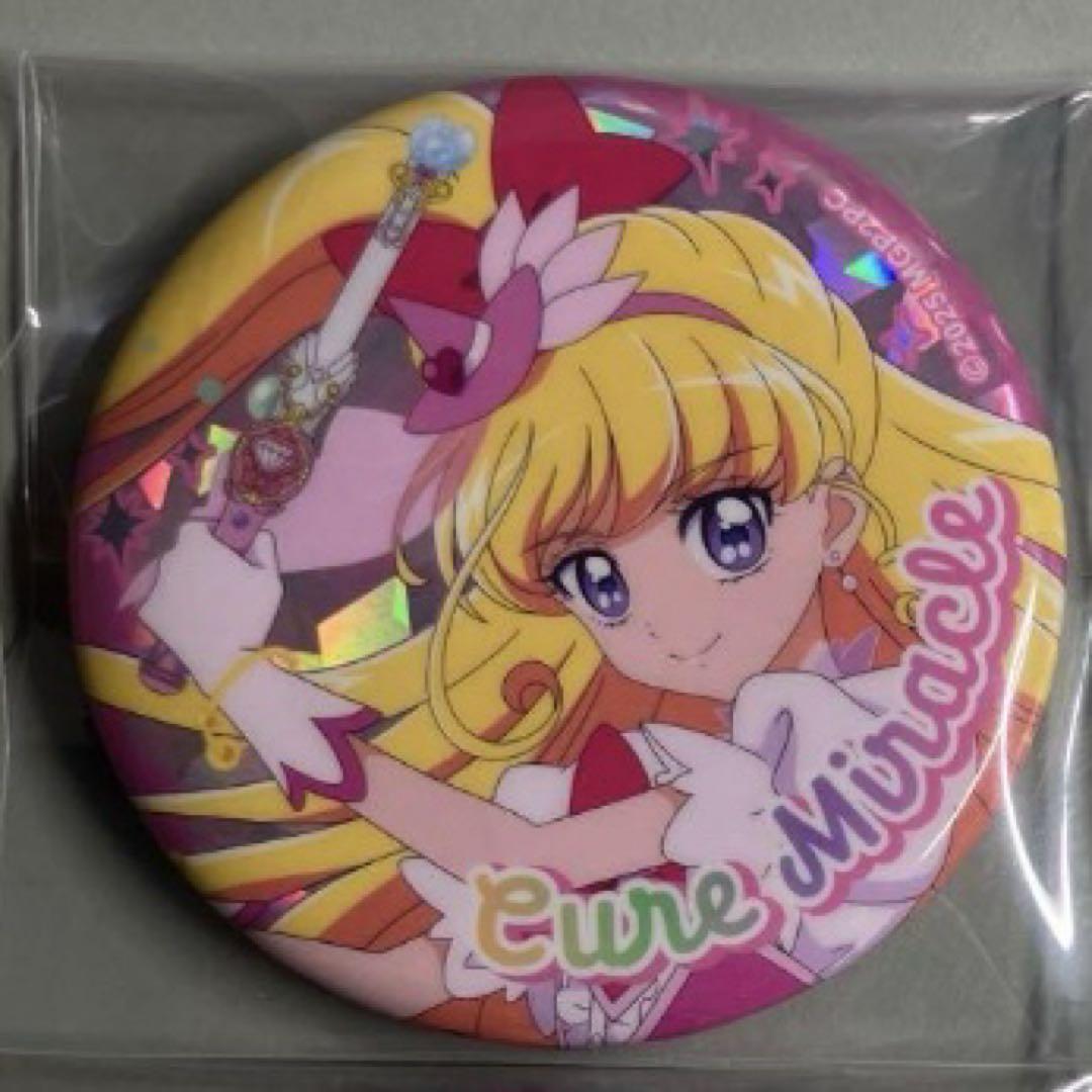 魔法つかいプリキュア！！PARCO クリアカード 缶バッジ　キュアミラクル 魔法つかいプリキュア！！PARCO クリアカード 缶バッジ キュア