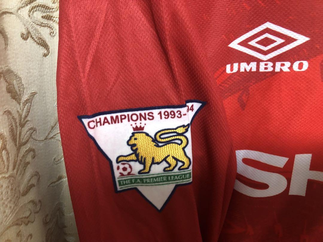 a*a様 UMBRO マンチェスターユナイテッド1994-1996 カントナ 長 UMBRO マンチェスターユナイテッド1994-1996 カントナ 長袖L