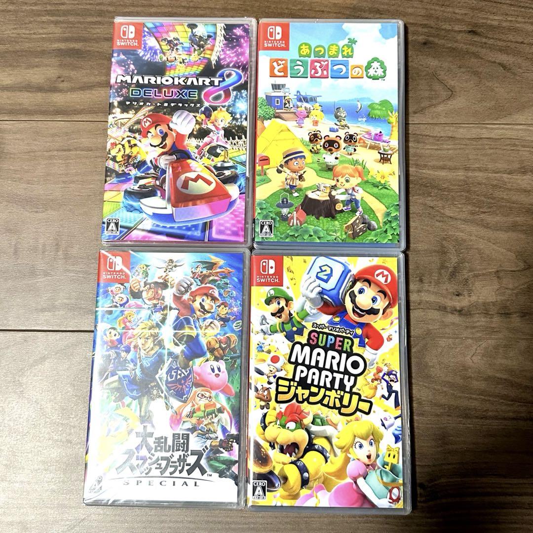 Nintendo Switch ソフト4本　新品未開封
