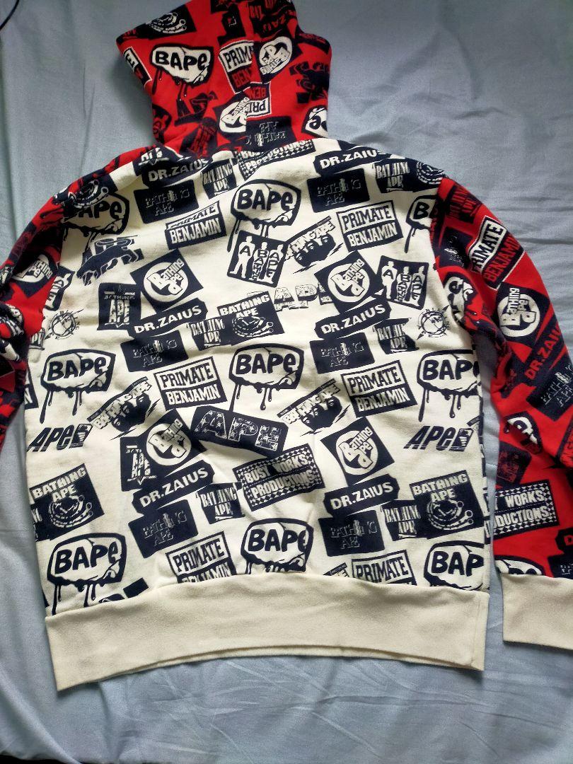 エイプ APE パーカー 新品未使用 ストック ビンテージ サイズL 画像6