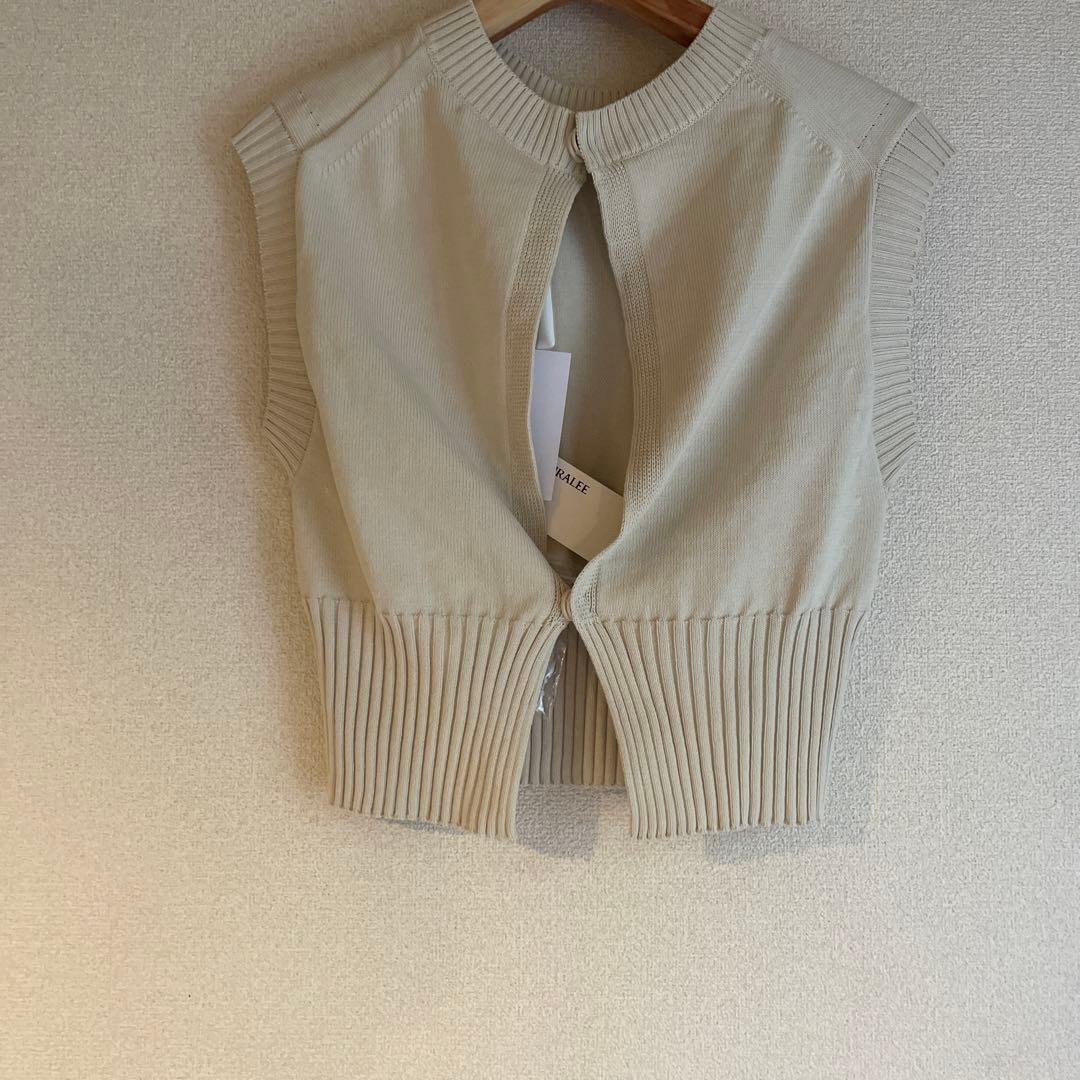 新品 AURALEE オーラリー ショート丈 ノースリーブ くらしを楽しむ