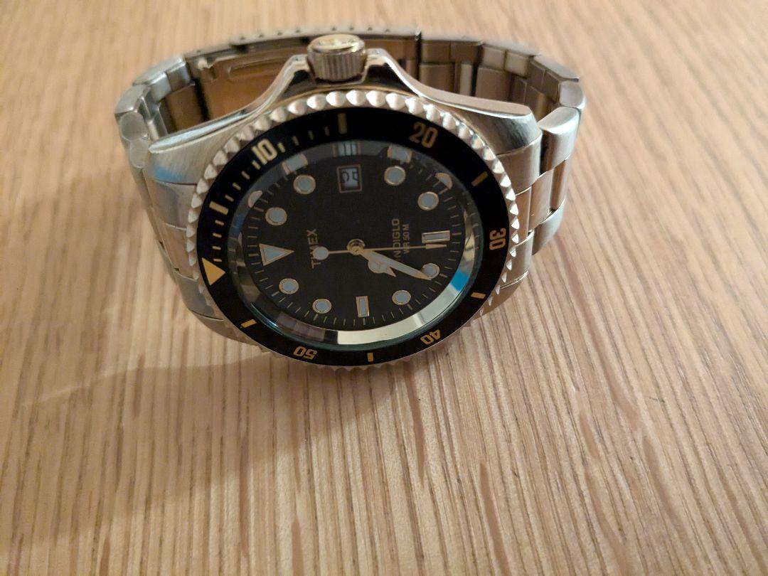 【おすすめ】【お値下】TIMEX タイメックス ダイバーズ　ゴールド 腕時計