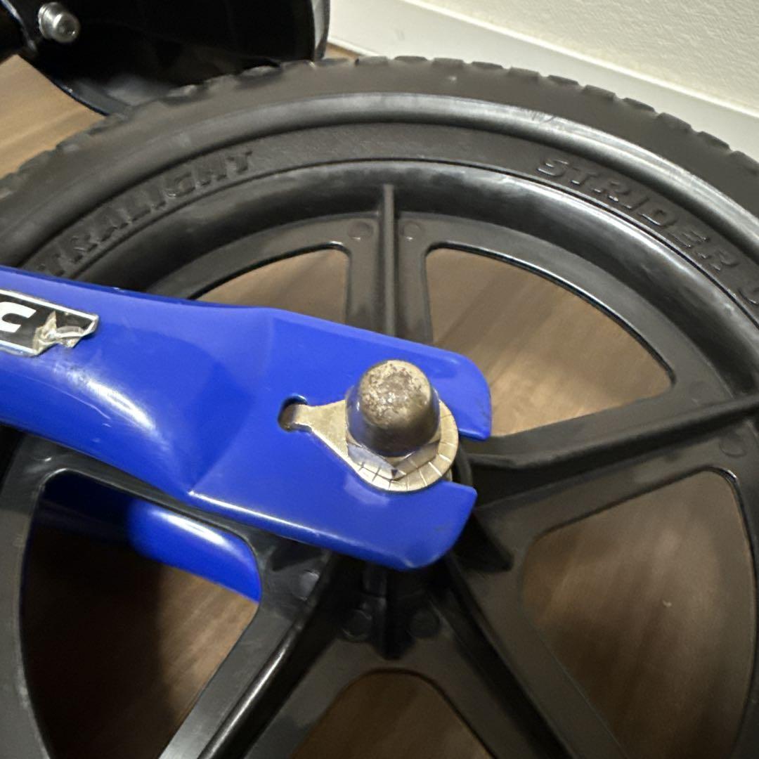 美品 ストライダー バランスバイク ブルー キックバイク 12インチ メンテ済み