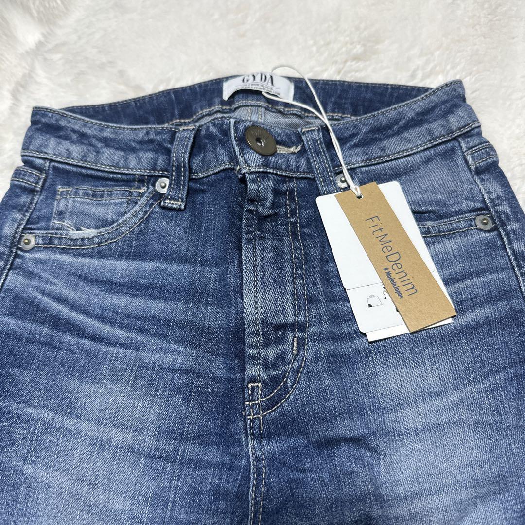 GYDA スキニーデニムパンツ Sサイズ 新品未使用タグ付き✨ ❣️未使用新品タグ付き❣️GYDAジェイダダメージデニムスキニー