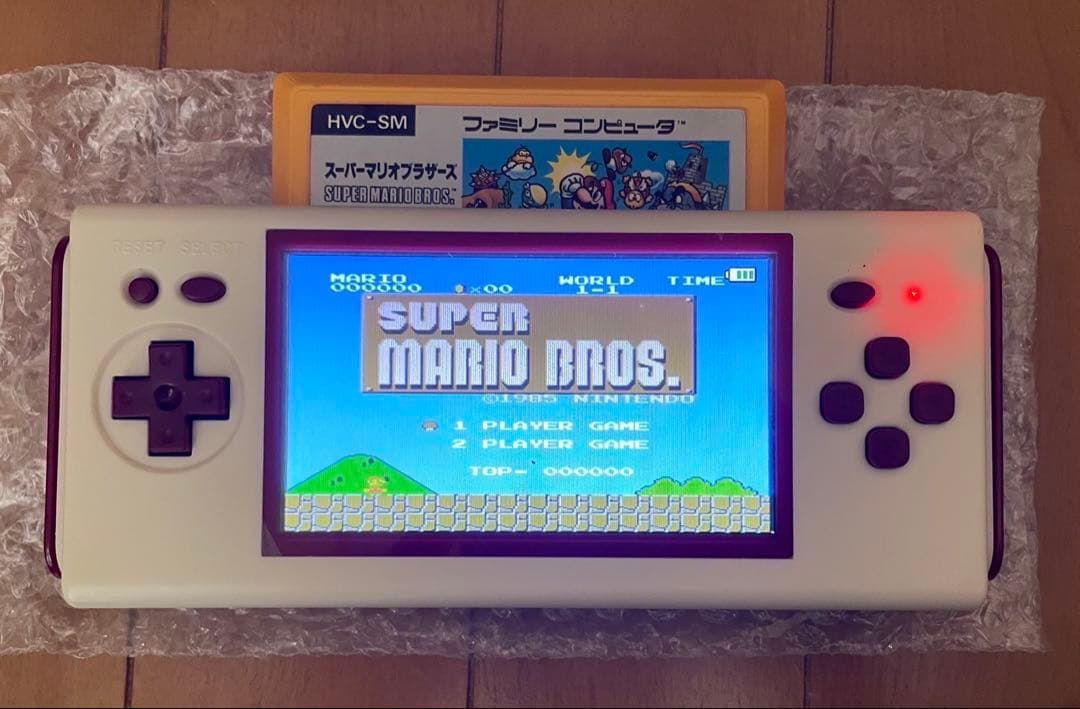 ファミコン互換機 ポータブルワイヤレスコントローラーHDMI出力動作確認済