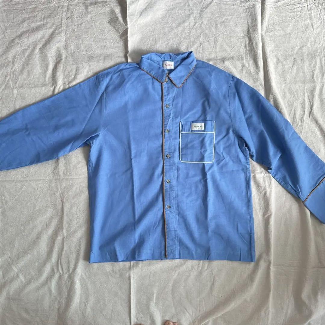 美品】PAMM 長袖シャツ 青 サイズ3