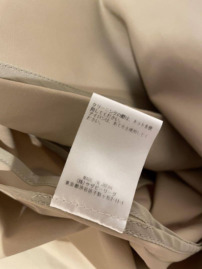 エブール ebure ノーカラートレンチコート 美品 38