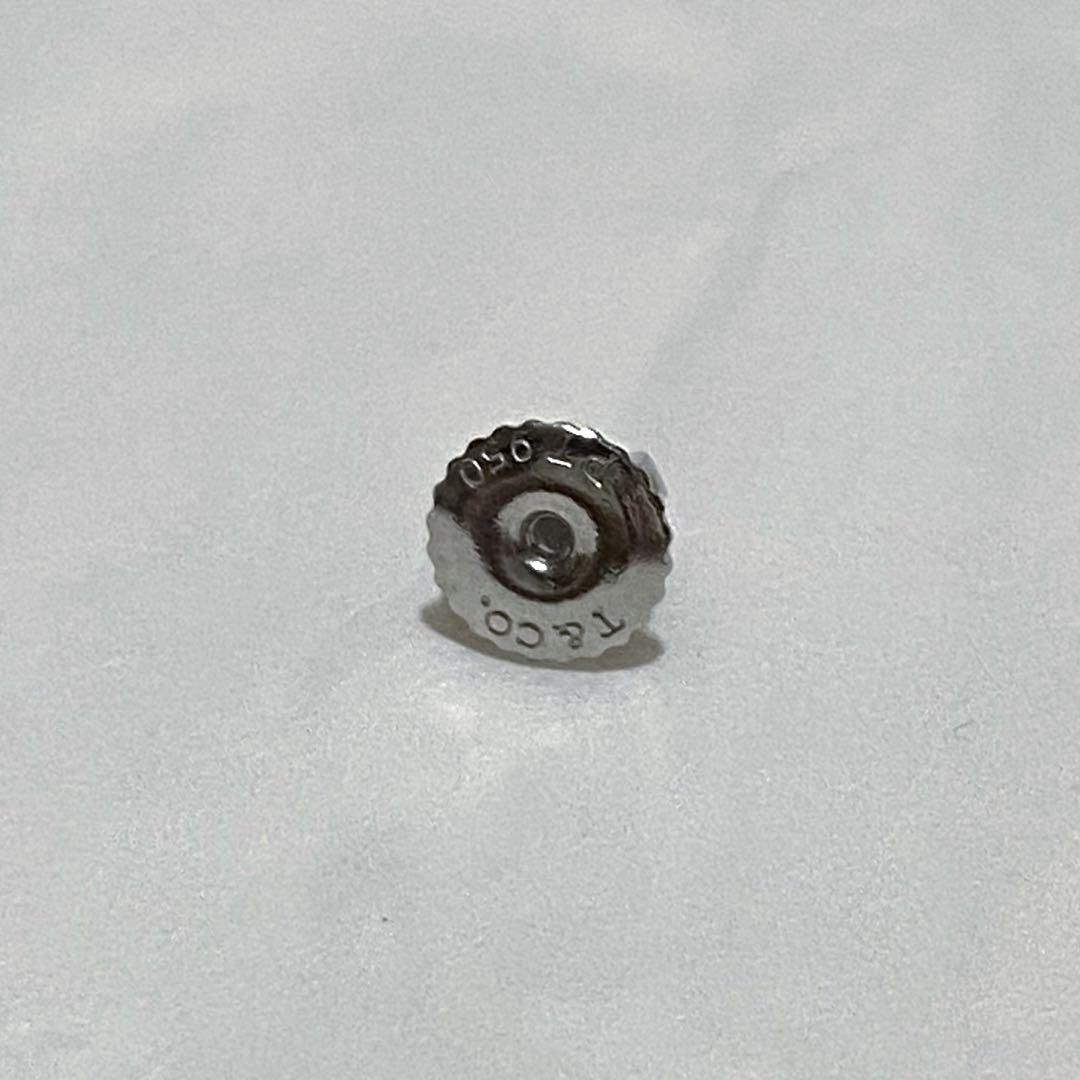 ティファニー PT950 スクリューキャッチ ピアス プラチナ 片方