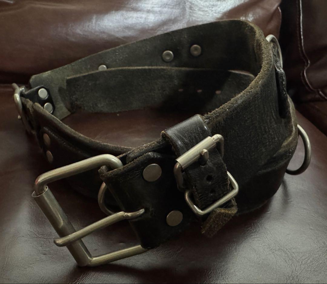 コラボ black means × LAB RAT シドベルト レザーblackmeans