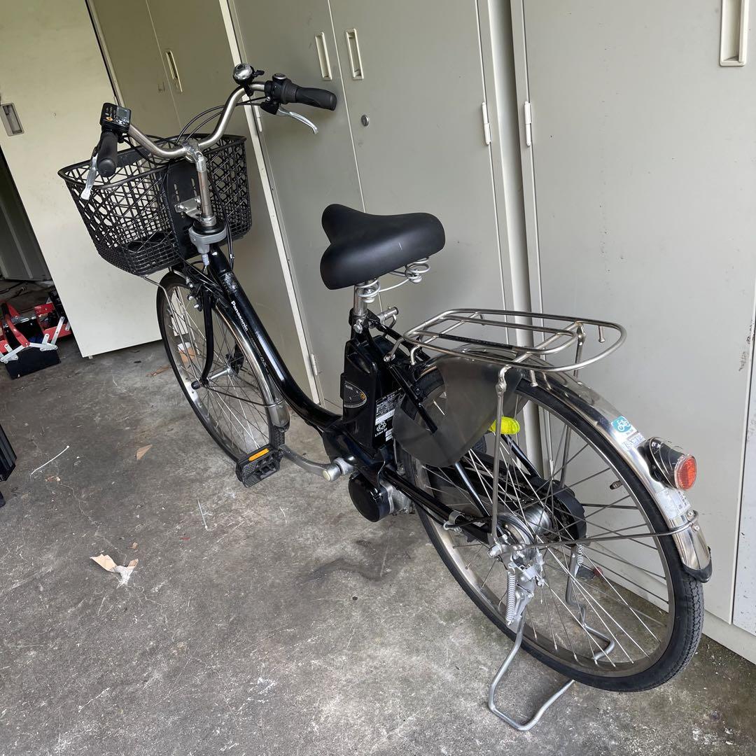電動アシスト自転車 シティタイプ 黒