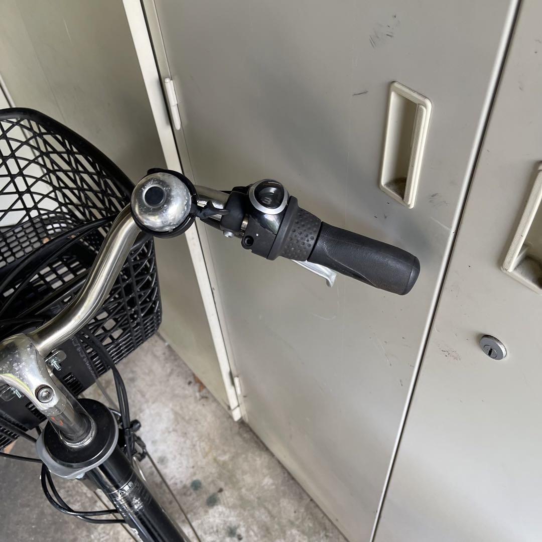 電動アシスト自転車 シティタイプ 黒