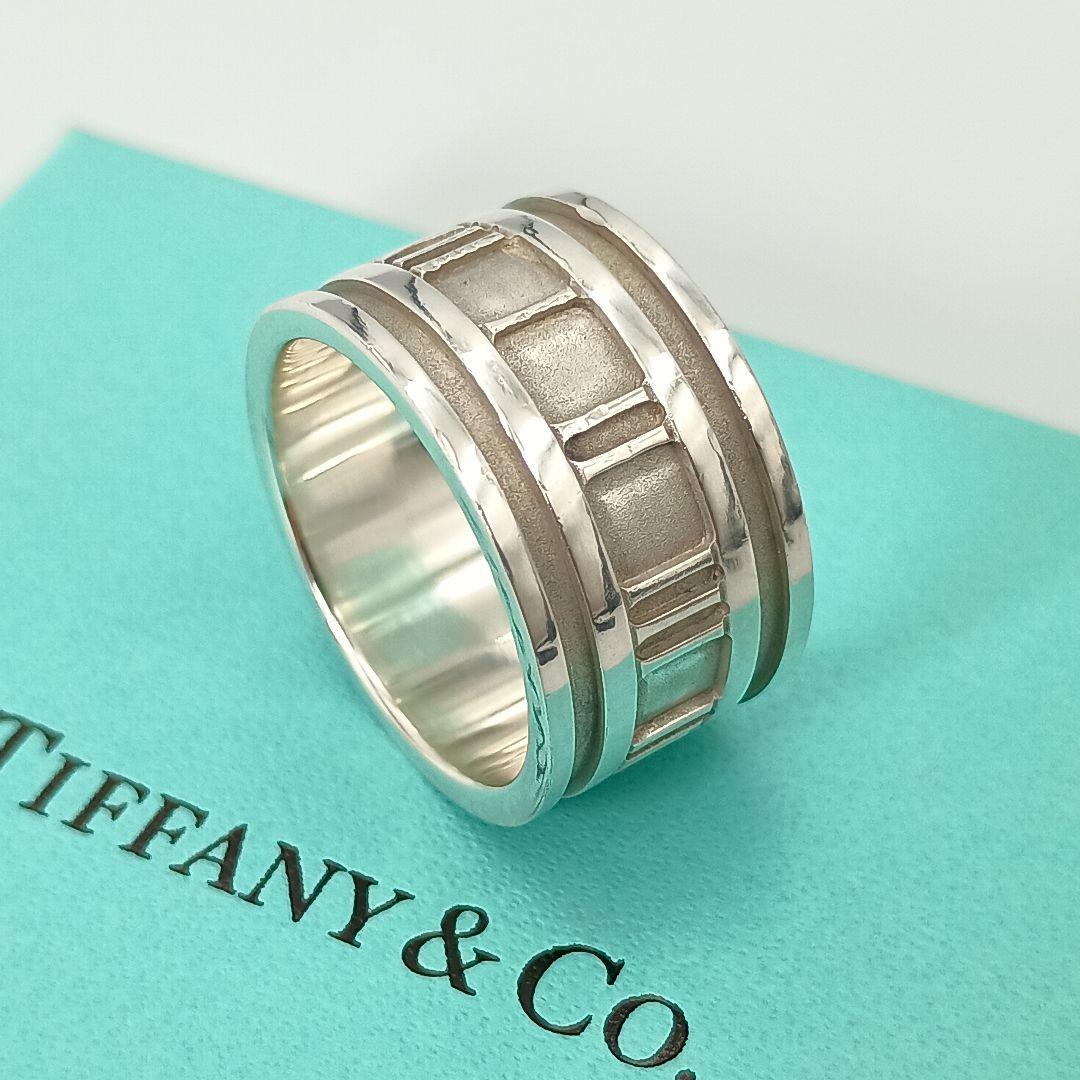 TIFFANY&Co ティファニー アトラス リング16号 ワイド シルバー指輪