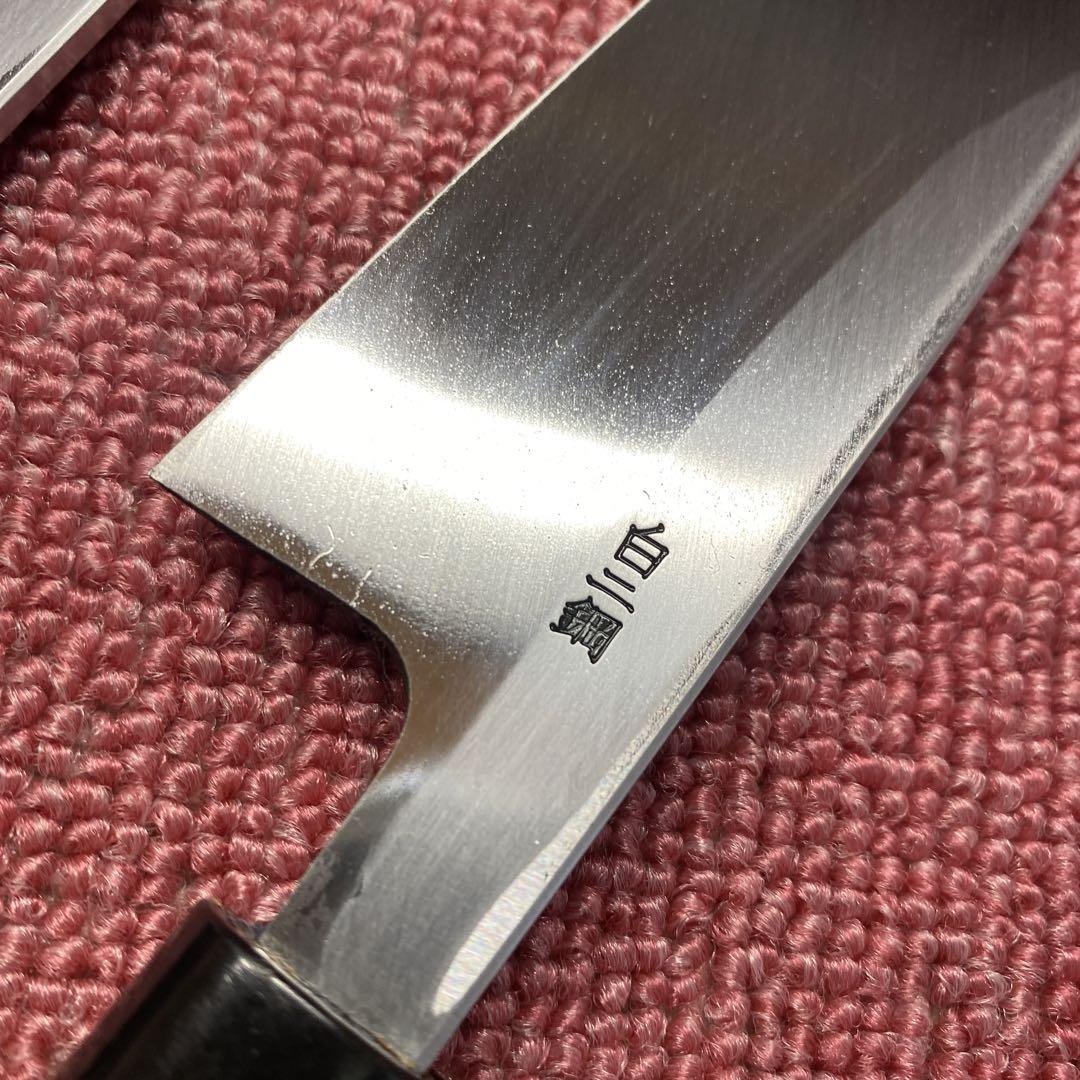 白ニ鋼 特製万能和包丁180㎜ 6寸 二本セット