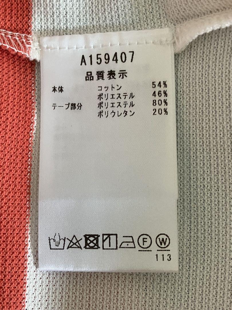 【タグなし未使用品】ストライプ ゴルフシャツ レディース