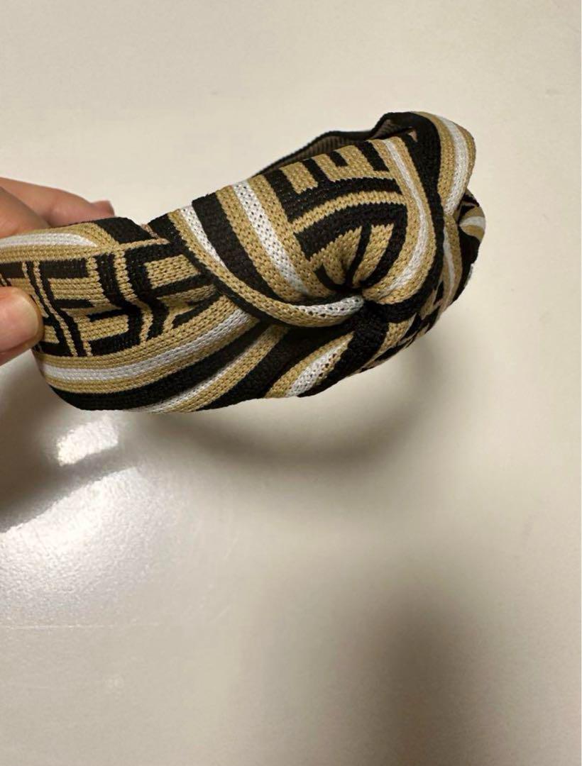 FENDI カチューシャズッカ柄