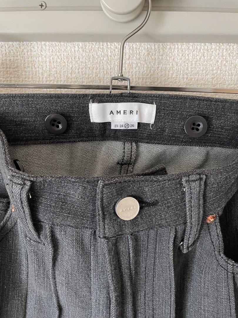 アメリヴィンテージPLEATS DENIM SUSPENDER PANTS - メルカリ