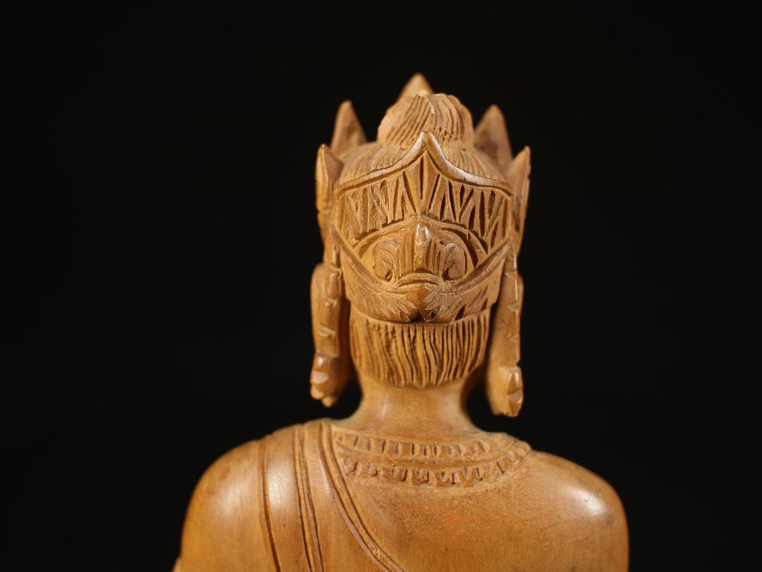 唐物 【白檀】 香木製 仏像 置物  美品
