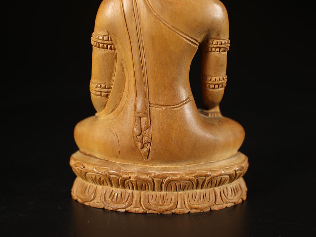 唐物 【白檀】 香木製 仏像 置物  美品