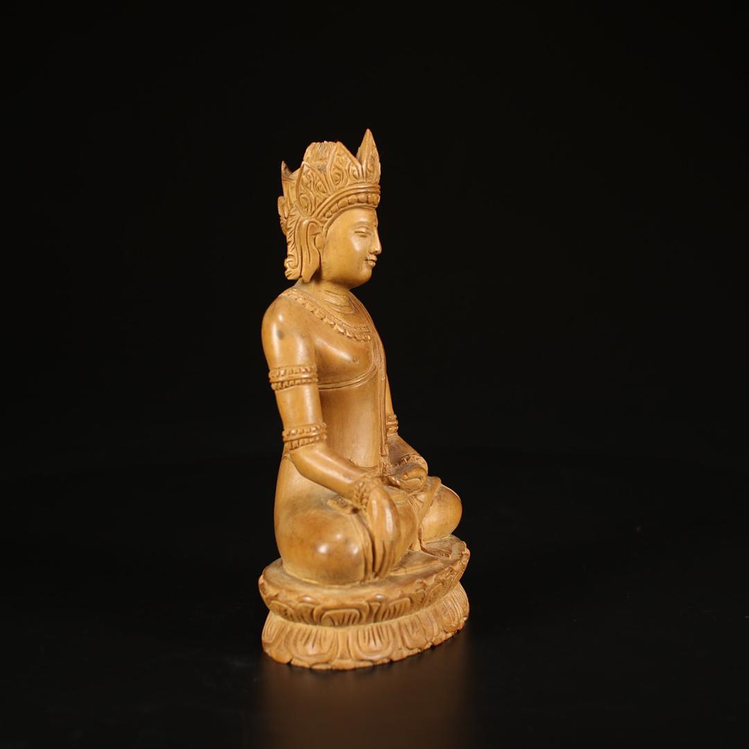 唐物 【白檀】 香木製 仏像 置物  美品
